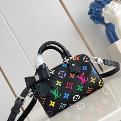 高仿LV路易威登M13406Nano Speedy黑彩手袋