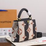 原單LV路易威登M57651全皮荔枝紋手腕蓋頭女挎包