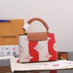頂級LV路易威登M57651全皮荔枝紋手腕蓋頭女挎包