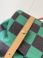 高仿LV路易威登N40564綠色格Christopher雙肩包
