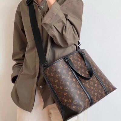 復刻LV路易威登M45734Week-End Tote 托特包