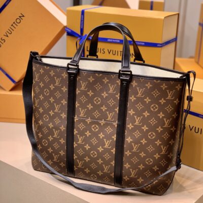 復刻LV路易威登M45733Week-End Tote 購物包