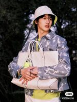 復刻LV路易威登M30919米白系WEEKEND TOTE NM購物袋