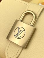 復刻錢包LV路易威登M12408淺黃色Portfoille Locky 短夾