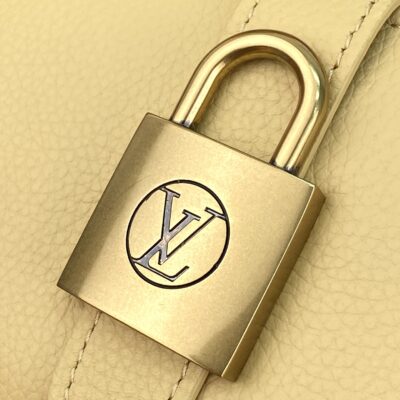復刻錢包LV路易威登M12408淺黃色Portfoille Locky 短夾