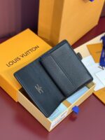 高仿錢包LV路易威登M12408黑色Portfoille Locky 短夾