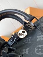 頂級LV路易威登M24606黑花枕頭包