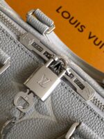 LV路易威登原單淺灰色M14207波士頓包