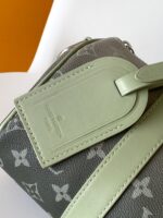 原單LV路易威登M46271黑花Keepall 25手袋枕頭包