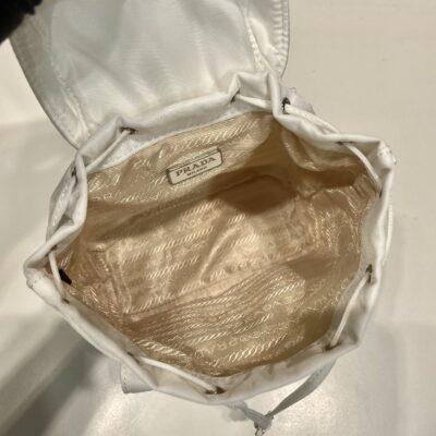 頂級PRADA普拉達白色迷你小背包BH029