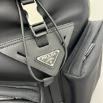 原單PRADA普拉達經典款黑色雙肩包背包2VZ108