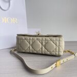 Dior 迪奧精品仿製 Caro 米白羊皮金扣鏈條包