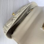 Dior 迪奧精品仿製 Caro 米白羊皮金扣鏈條包