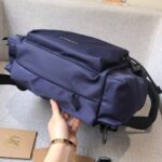 復刻burberry巴寶莉The Rucksack紫色軍旅男女通用背包