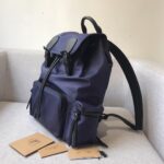 復刻burberry巴寶莉The Rucksack紫色軍旅男女通用背包