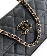 香奈兒 mini 手提包 黑色 菱格紋金鍊｜頂級原單 Chanel mini top handle