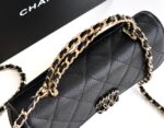 香奈兒 mini 手提包 黑色 菱格紋金鍊｜頂級原單 Chanel mini top handle