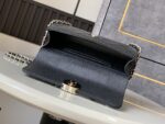 香奈兒 mini 手提包 黑色 菱格紋金鍊｜頂級原單 Chanel mini top handle
