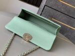 香奈兒 mini top handle 薄荷綠｜一比一高仿 小香手提斜背包