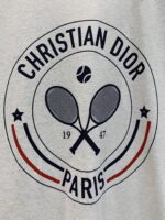Dior 迪奧復刻版春夏撞色短袖T恤 字母印花設計1947經典元素棉麻上衣