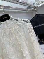 Dior 迪奧復刻版蕾絲上衣 限量法式浪漫 杏色內搭吊帶設計感超仙