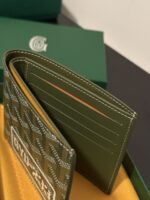 高仿錢包GOYARD戈雅綠色VICTOIRE短夾