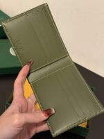 高仿錢包GOYARD戈雅綠色VICTOIRE短夾
