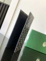 高仿錢包GOYARD戈雅深藍色兩折長夾
