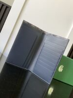 高仿錢包GOYARD戈雅深藍色兩折長夾