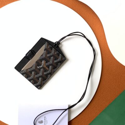 高仿GOYARD戈雅黑色Vénus證件夾