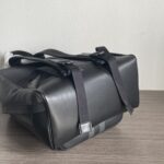 Burberry 黑灰格紋後背包防潑水大容量包 英倫精品復刻