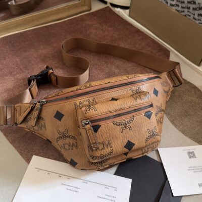 MCM FURSTEN Maxi Visetos 中號腰包新款精品仿製頂級原單復刻
