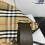 Burberry格紋束口水桶包復刻版一比一高仿女用肩背包