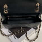Chanel熊貓系列小羊皮菱格包精品高仿AS5150黑白拼色鏈條包