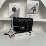 Chanel熊貓系列小羊皮菱格包精品高仿AS5150黑白拼色鏈條包
