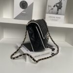 Chanel熊貓系列小羊皮菱格包精品高仿AS5150黑白拼色鏈條包
