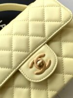 香奈兒 AS5355Kelly包黃色新款可手提/肩背/斜背精品原單高仿