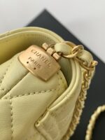 香奈兒 AS5356Kelly包黃色新款可手提/肩背/斜背精品原單高仿