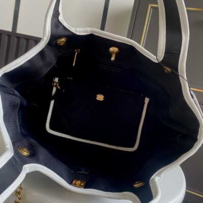 香奈兒 AS8023 編織托特包大容量復古精品附小包 防盜扣