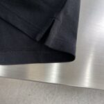 Burberry高仿黑色格紋領Polo衫推薦男款純棉短袖