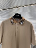 英倫經典Burberry 格紋領Polo衫修身剪裁頂級原單精品一比一