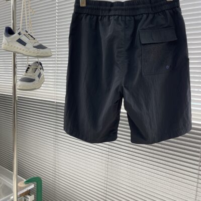 英倫休閒Burberry黑色短褲簡約百搭精品高仿復刻一比一