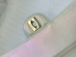 香奈兒 AS1112 CF鏈條包珠光白粉金代購級精品原廠皮羊皮翻蓋包