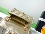 CHANEL 香奈兒復刻CF編織鏈條包金色秀場新款菱格小香包AS4797