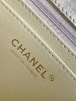CHANEL 香奈兒復刻CF編織鏈條包金色秀場新款菱格小香包AS4797