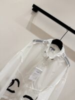 CHANEL 高仿白色風防曬外套 抽繩領設計春夏百搭輕盈時尚感