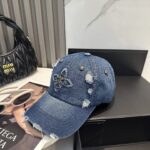 高版本克羅心Chrome Hearts牛仔棒球帽25新款十字架刺繡中性休閒帽