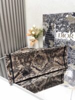 Dior 迪奧頂級原單 Book Tote 粉膚星座刺繡托特包