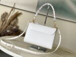 LV M13243 Twist Slim 白色中號手袋村上隆彩色圖騰高仿精品