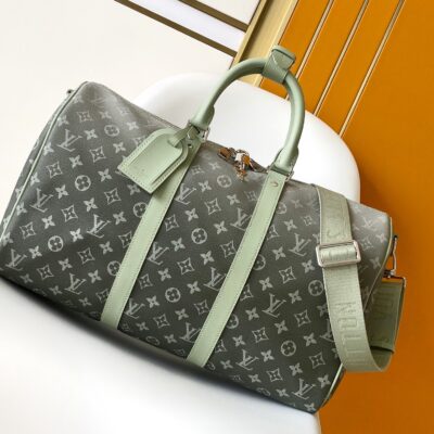 LV M11718 Keepall 45 漸變老花旅行袋漸層單圖畫布設計 高端原單復刻款